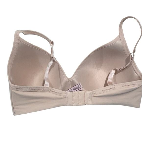 Victoria's Secret Nude T shirt lightly lined wireless size 34 DDD 34 F - Picture 4 of 9